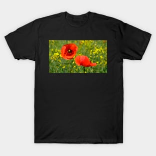 Wild Red Poppies T-Shirt